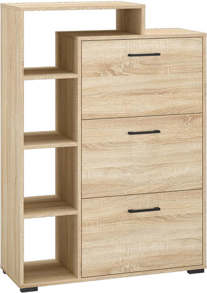 Schuhschrank CARO Dielenschrank 90x34x126 cm Bild 1