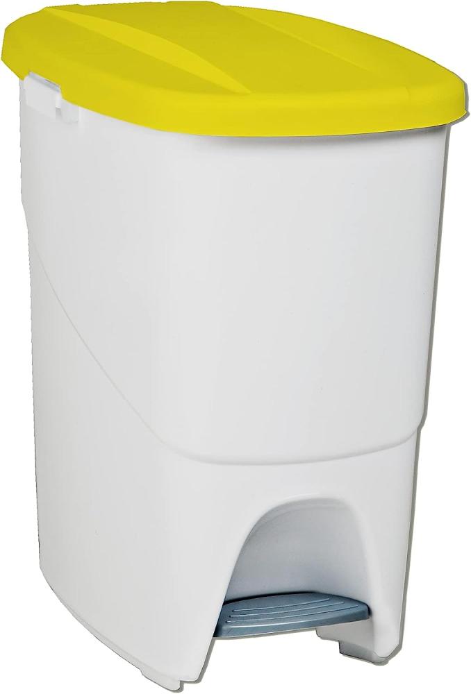 Denox Ecosystem Abfalleimer, 25 l Zentimeter Amarillo y Blanco Bild 1