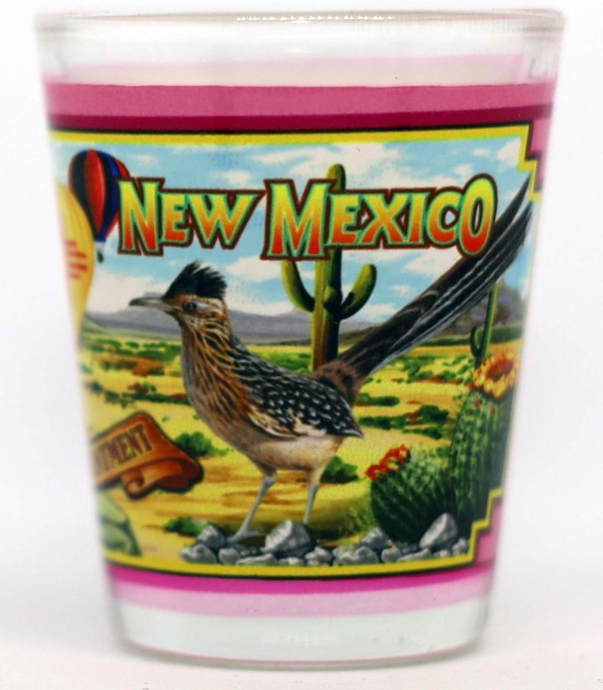 New Mexico State Mural Shot Glass by World By Shotglass Bild 1