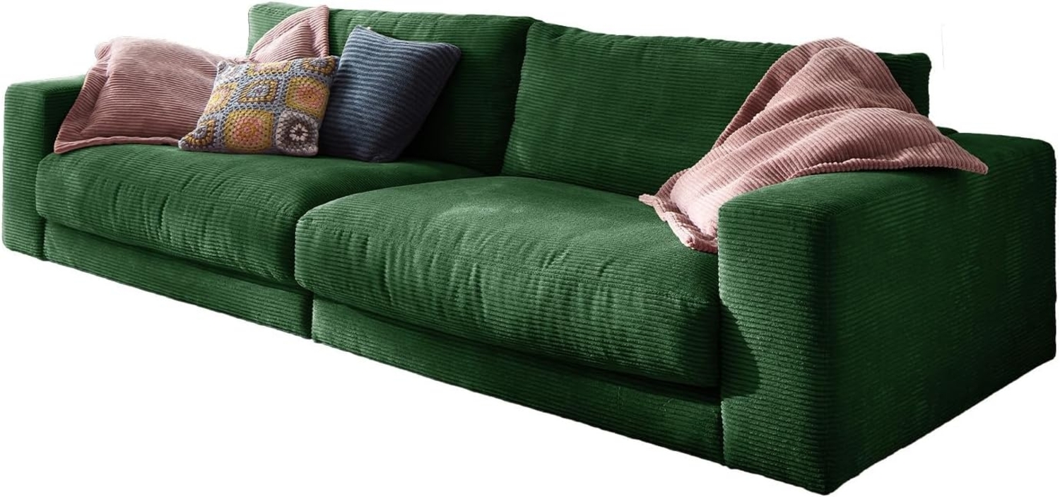 KAWOLA Sofa MADELINE, Couch 2-Sitzer oder 3-Sitzer Cord verschiedene Farben Bild 1