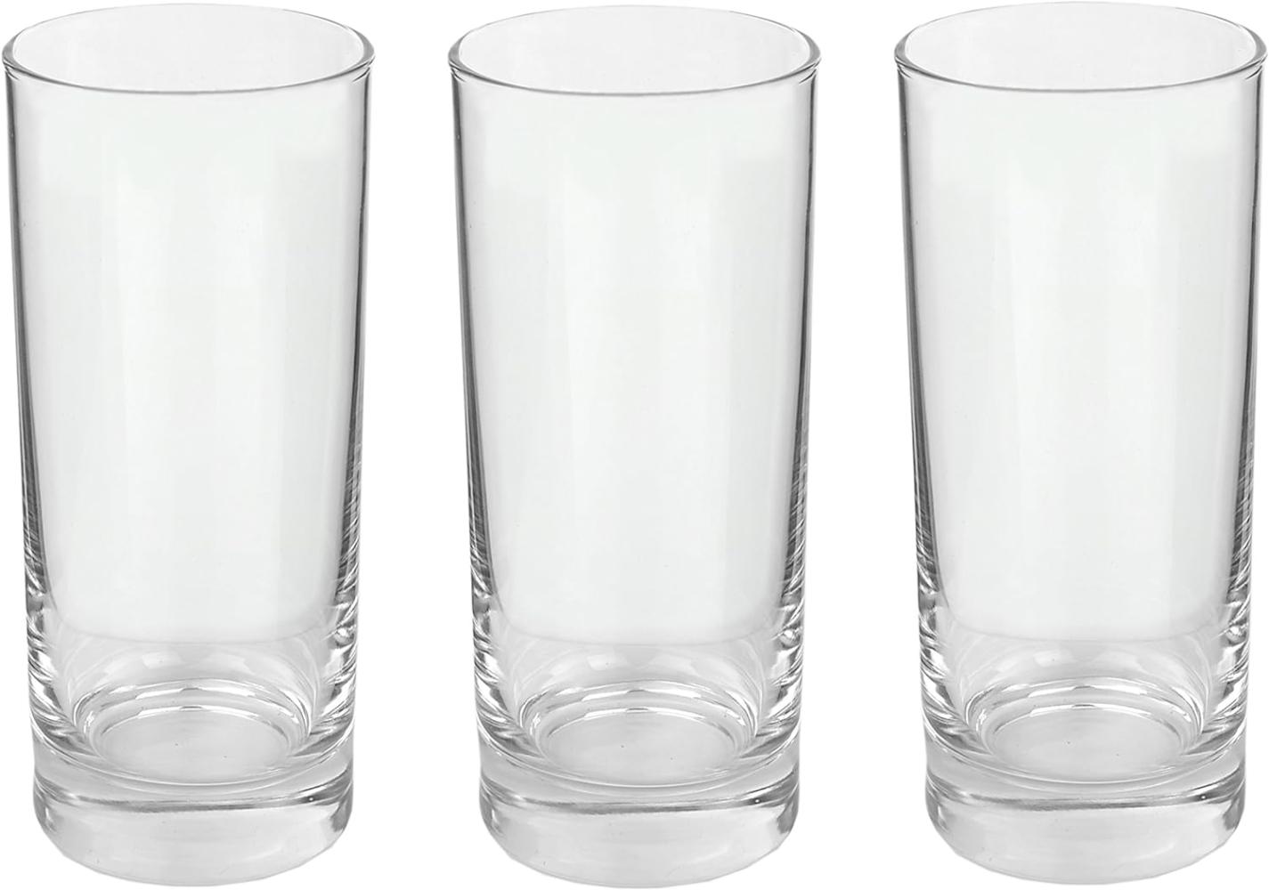 3er Set Longdrinkglas Gala 280 ml Wasserglas Tumbler Bild 1