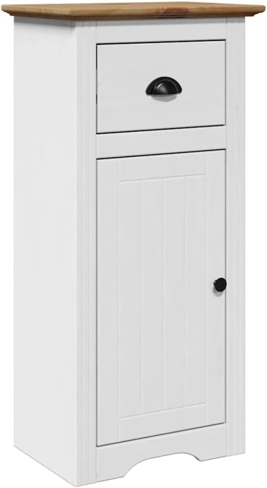 Badschrank BODO Weiß und Braun 44x30x90 cm 4016858 Bild 1