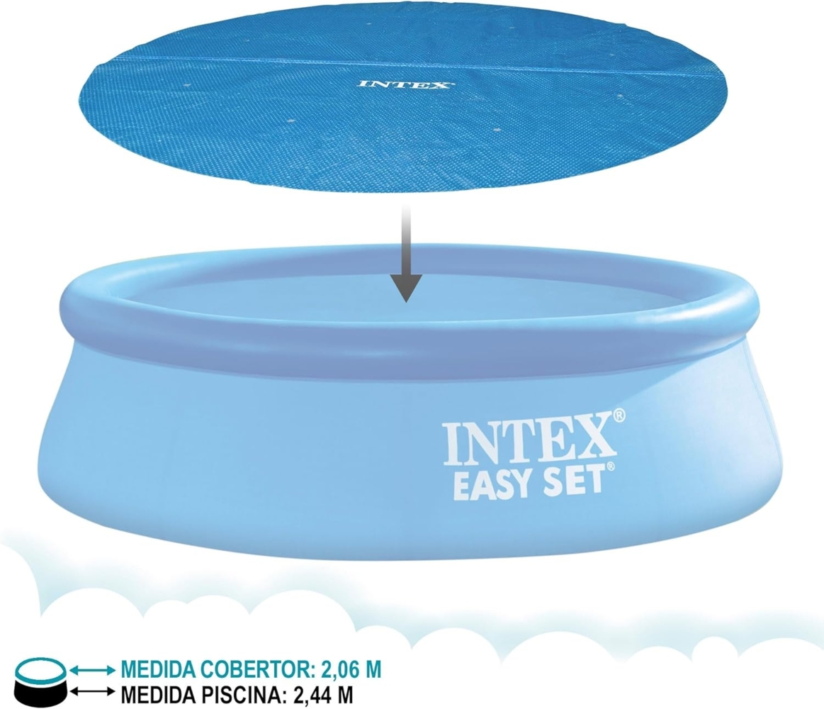 Intex Solarplane für Pools 210cm oben/244cm Boden Bild 1