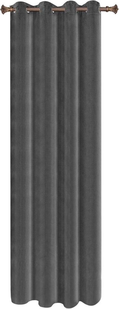 Woltu Verdunkelungsvorhang, Stangendurchzug (1 St), verdunkelnd, mit Ösen blickdicht Bild 1