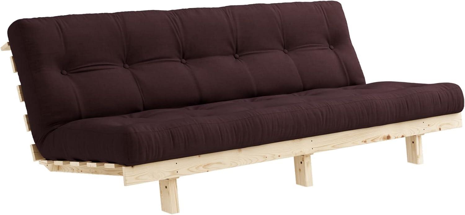 Karup Design LEAN Futonsofa Gestell Natur, Matratze Brown Bild 1