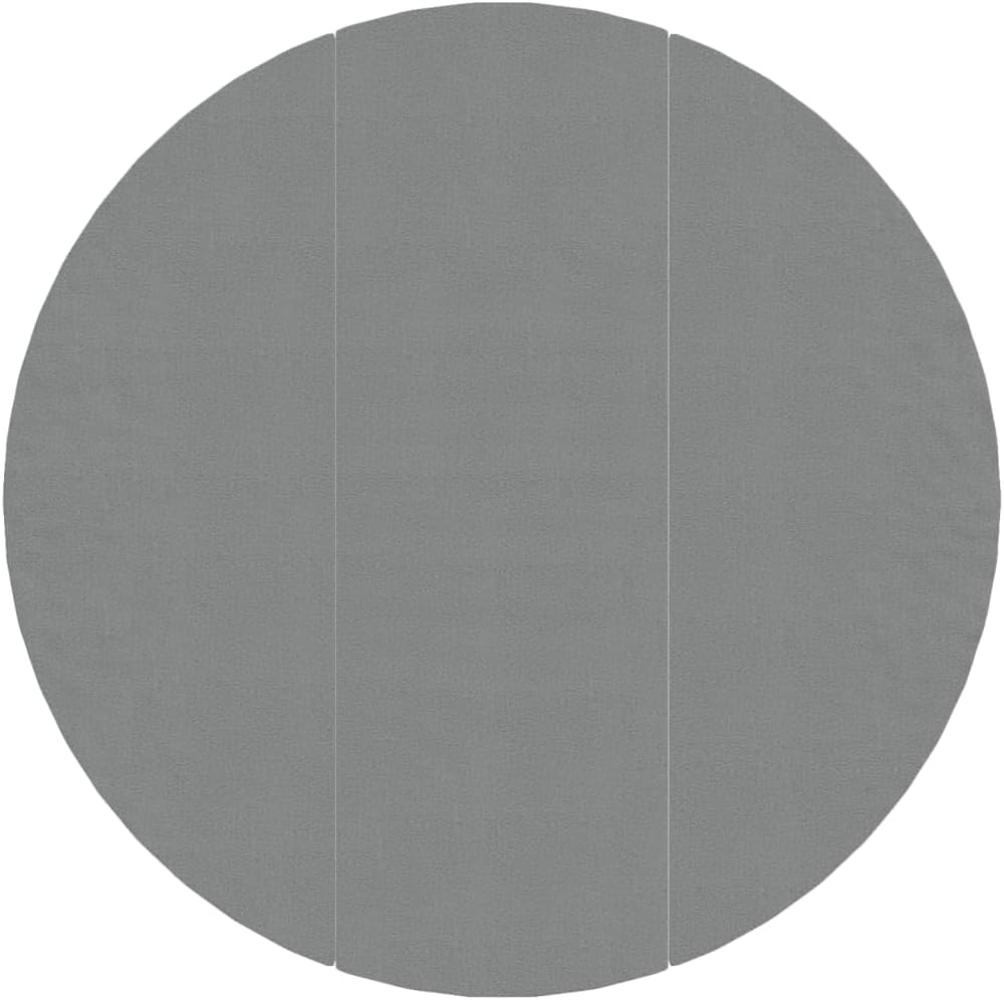 vidaXL Pool-Bodentuch, Hellgrau, 150 gr/m² Polyester, Ø 396 cm Bild 1