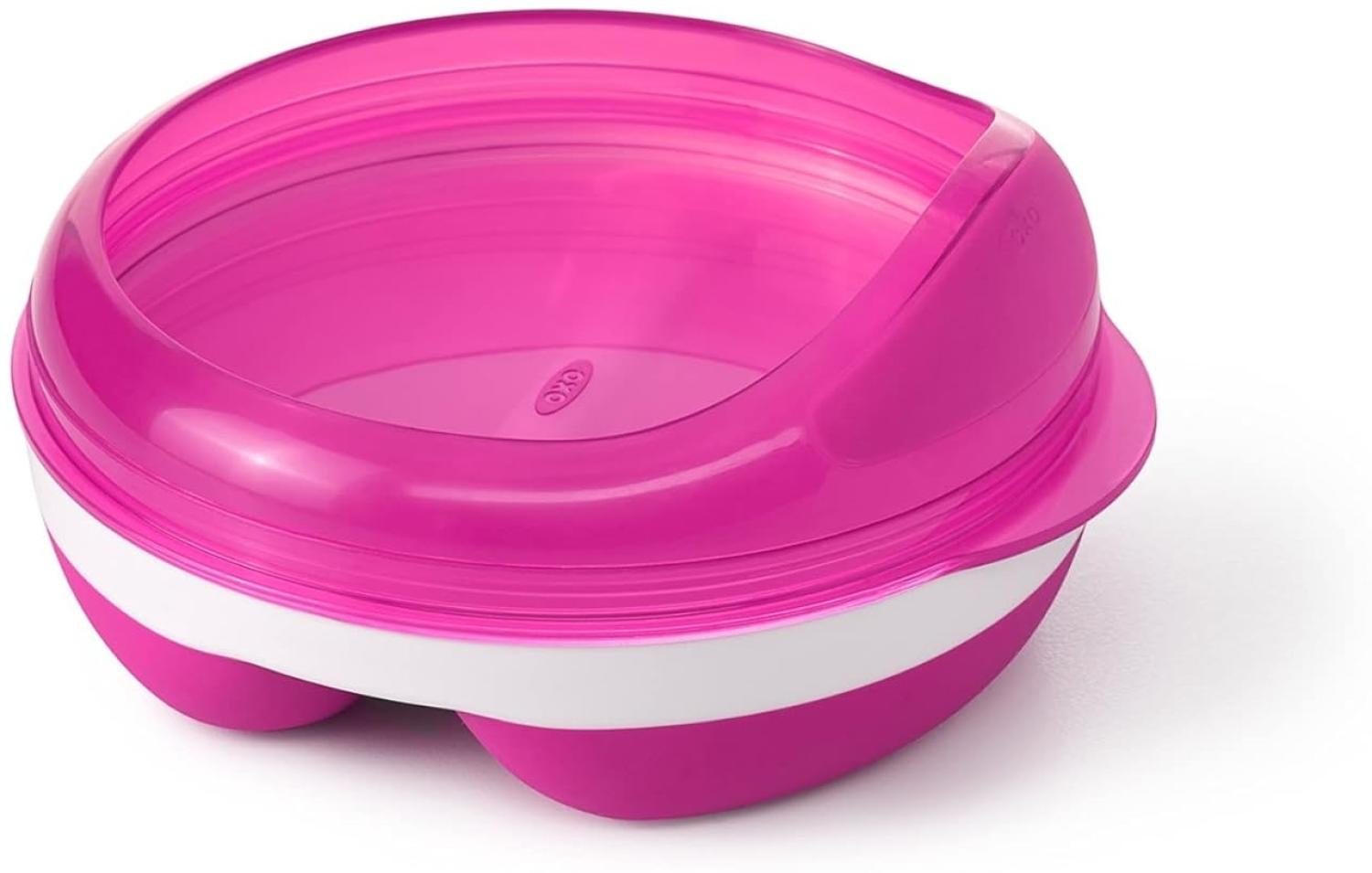 OXO Tot Teller mit 2 Fächern Pink Pink Bild 1