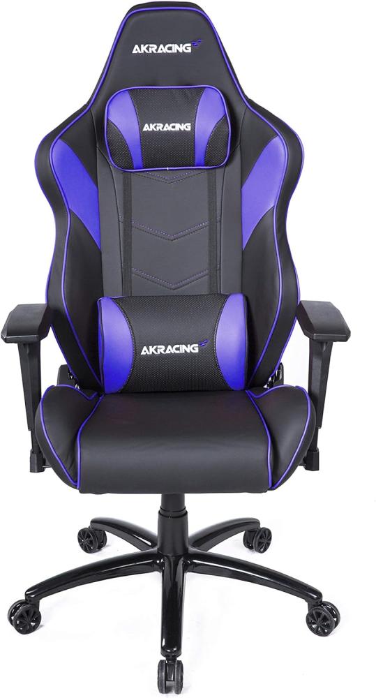 AKRacing Chair Core LX Plus Gaming Stuhl, PU-Kunstleder, Schwarz/Indigo, 5 Jahre Herstellergarantie Bild 1