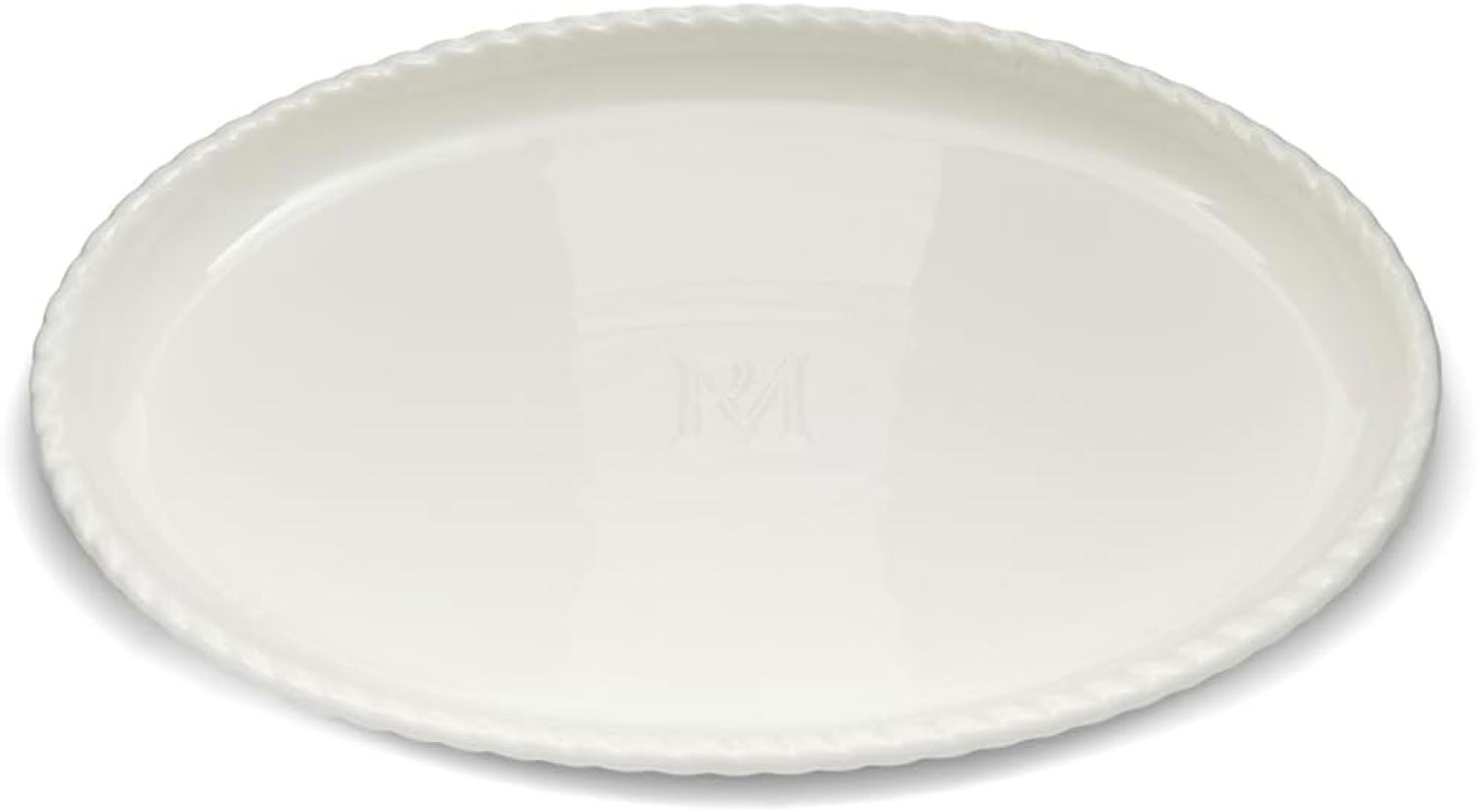 Riviera Maison Servierplatte Elegant Twist Serving Plate Weiß 548930 Bild 1