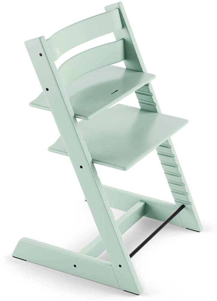 Stokke 'Tripp Trapp' Hochstuhl, soft mint, höhenverstellbar, Buche massiv, bis 110 kg Bild 1