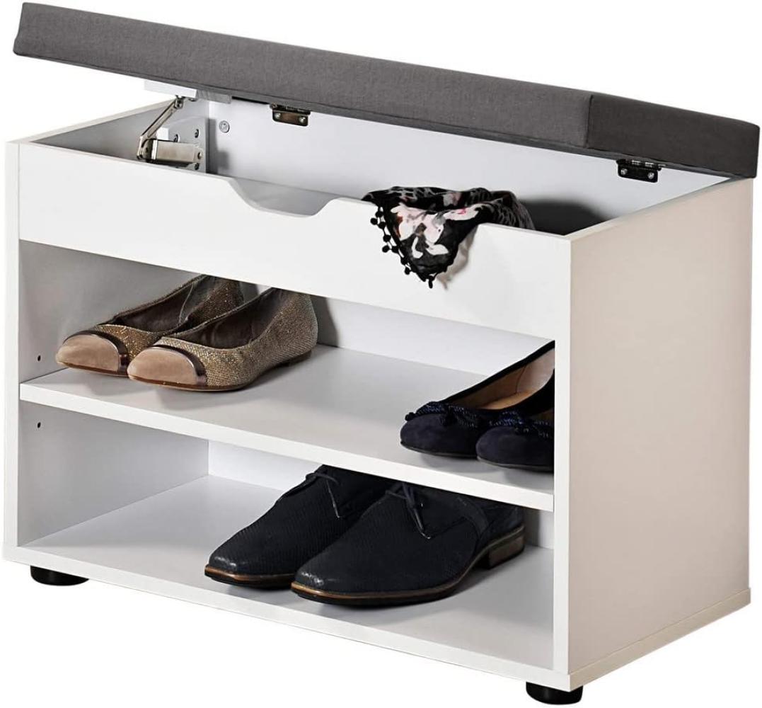 KESPER 1591413 Schuhschrank / Sitzbank, weiß Bild 1