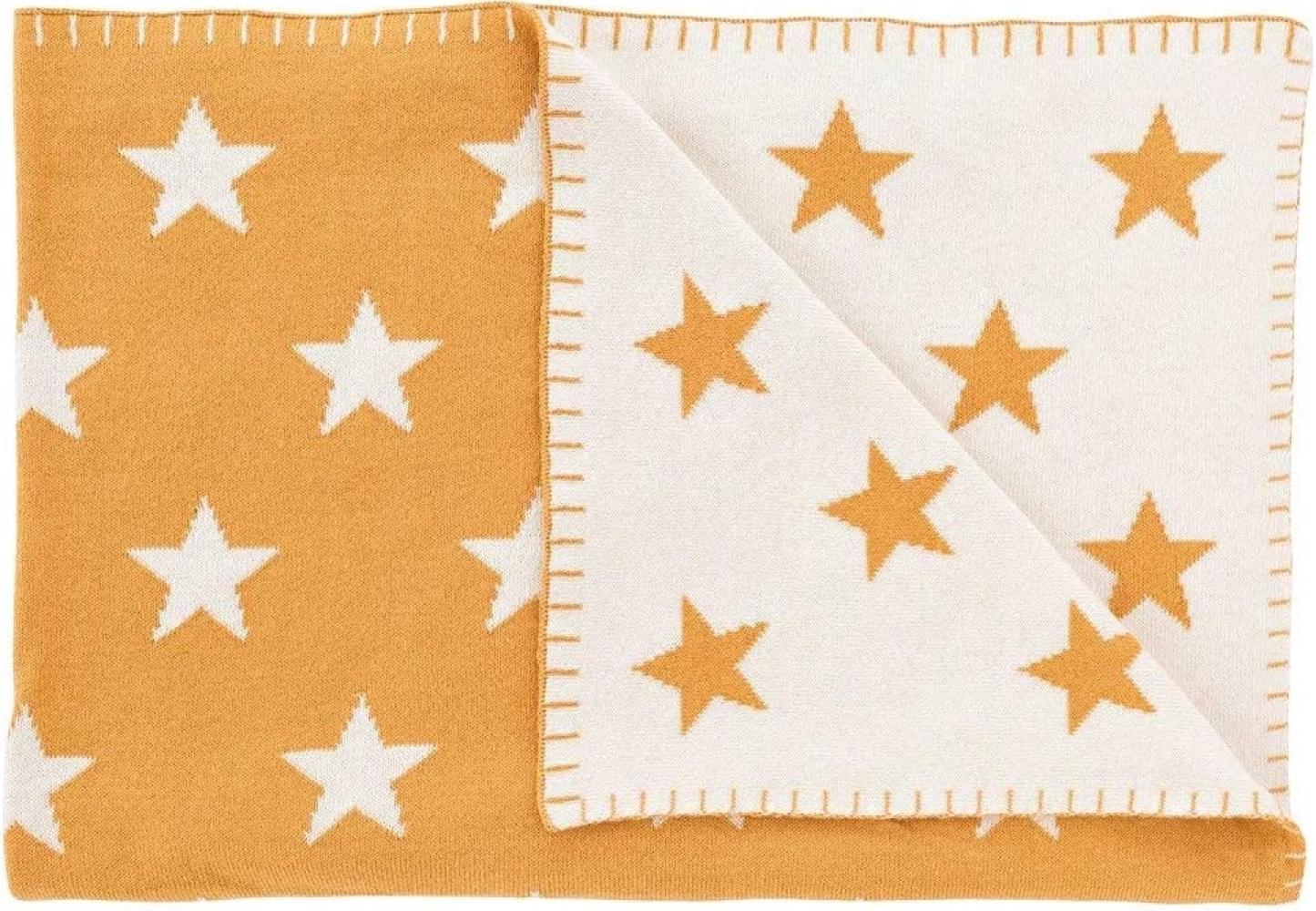 Schardt Baby-Kuscheldecke \"Big Star honey gold\" Bild 1