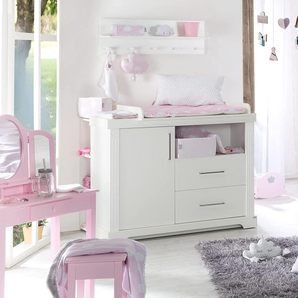 roba Wickelkommode 'Maxi' mit Wickelansatz - Landhausstil - Weiß Bild 1