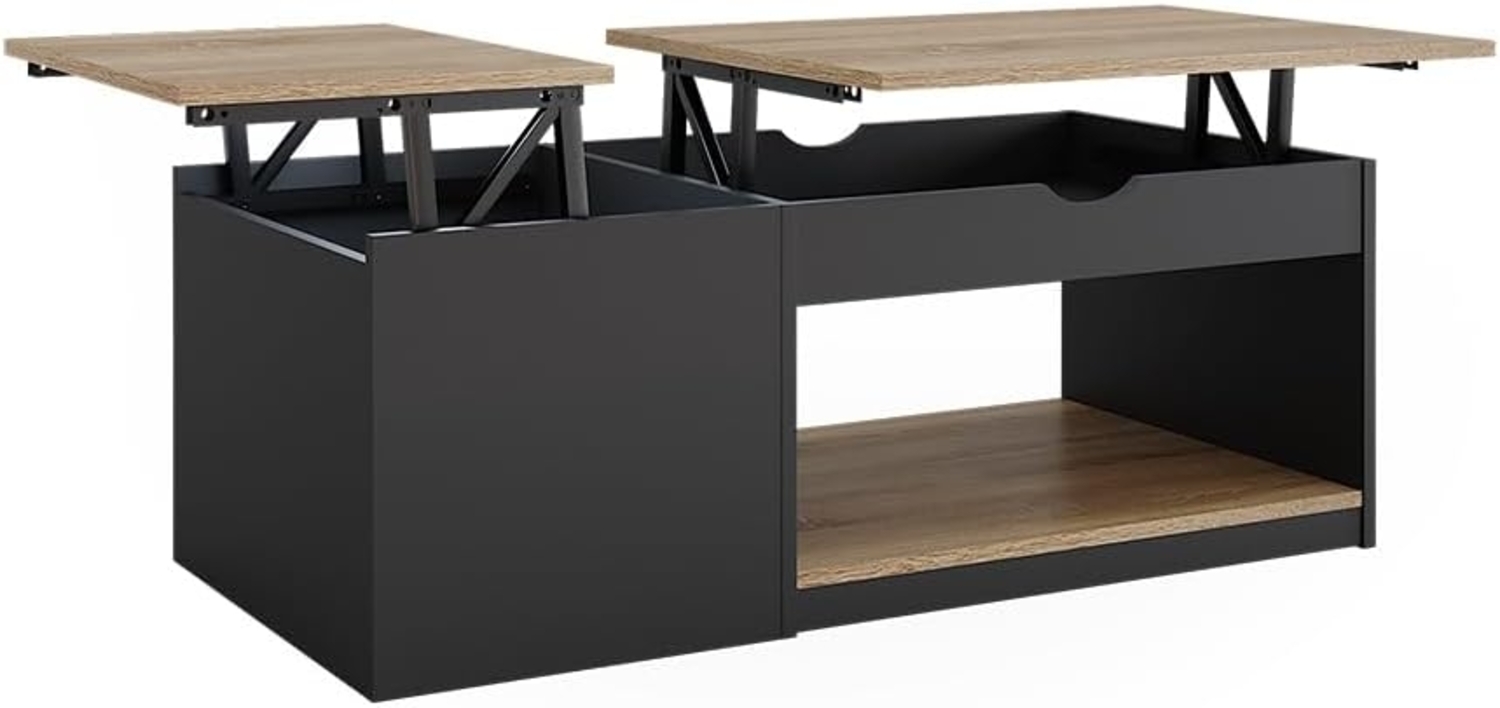 Vicco Couchtisch Avela Schwarz 110 x 54 cm Bild 1