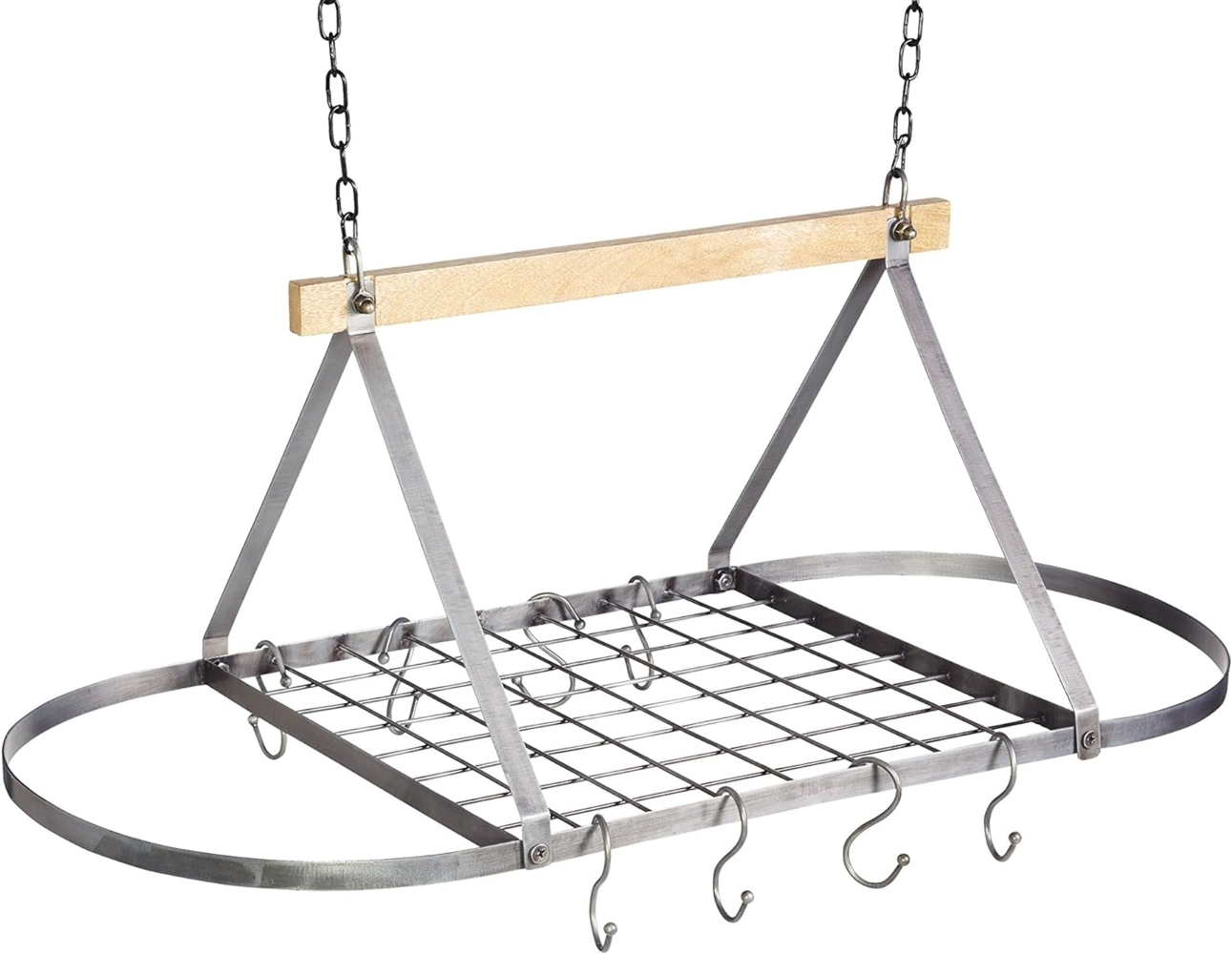 KitchenCraft - Industrial Factory Style Deckenregal Hängeregal INDCEILRACK Bild 1