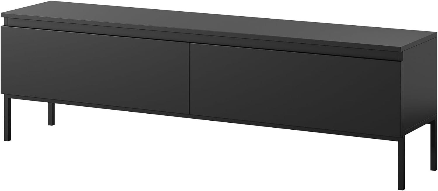 Selsey Bemmi - TV-Schrank Lowboard, Schwarz, 150 cm Bild 1