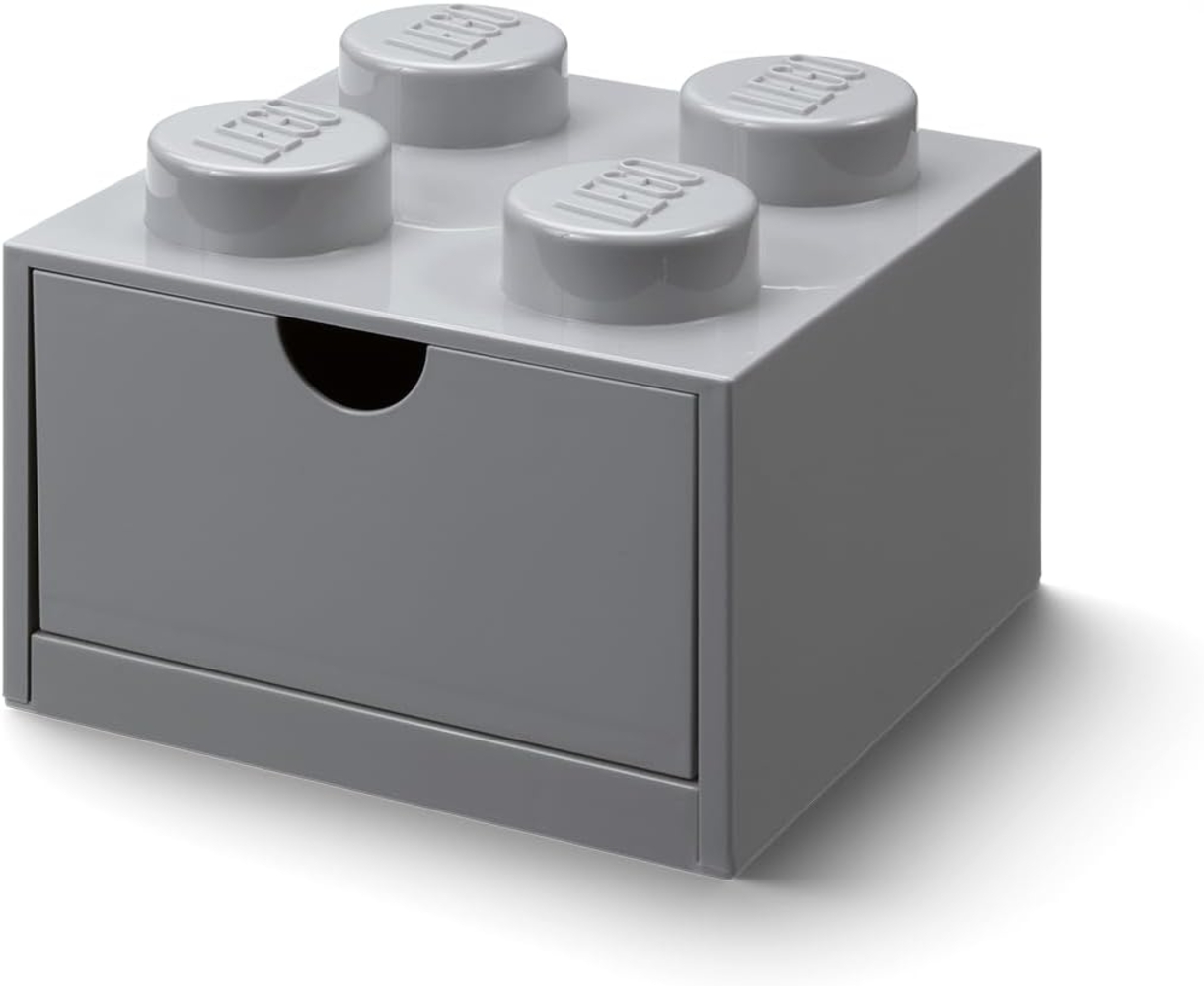 Lego 'Brick 4' Desk Drawer szary, 1 Stk. Bild 1
