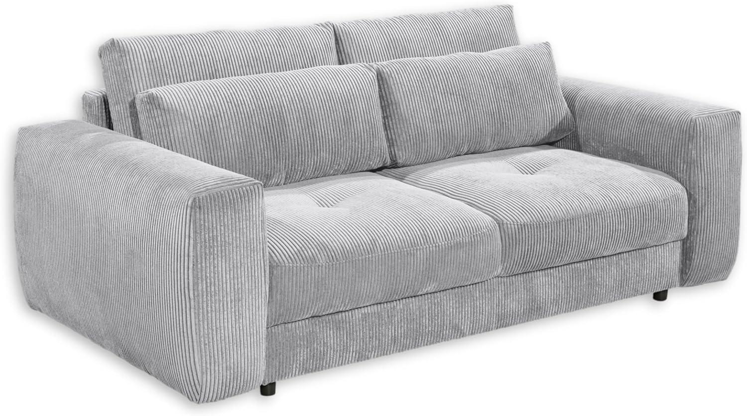 Ed Exciting Design 2-Sitzer Sofa – Modernes Design mit Komfort und Stil in Hochwertigem Zoom Cord-Stoff Bild 1