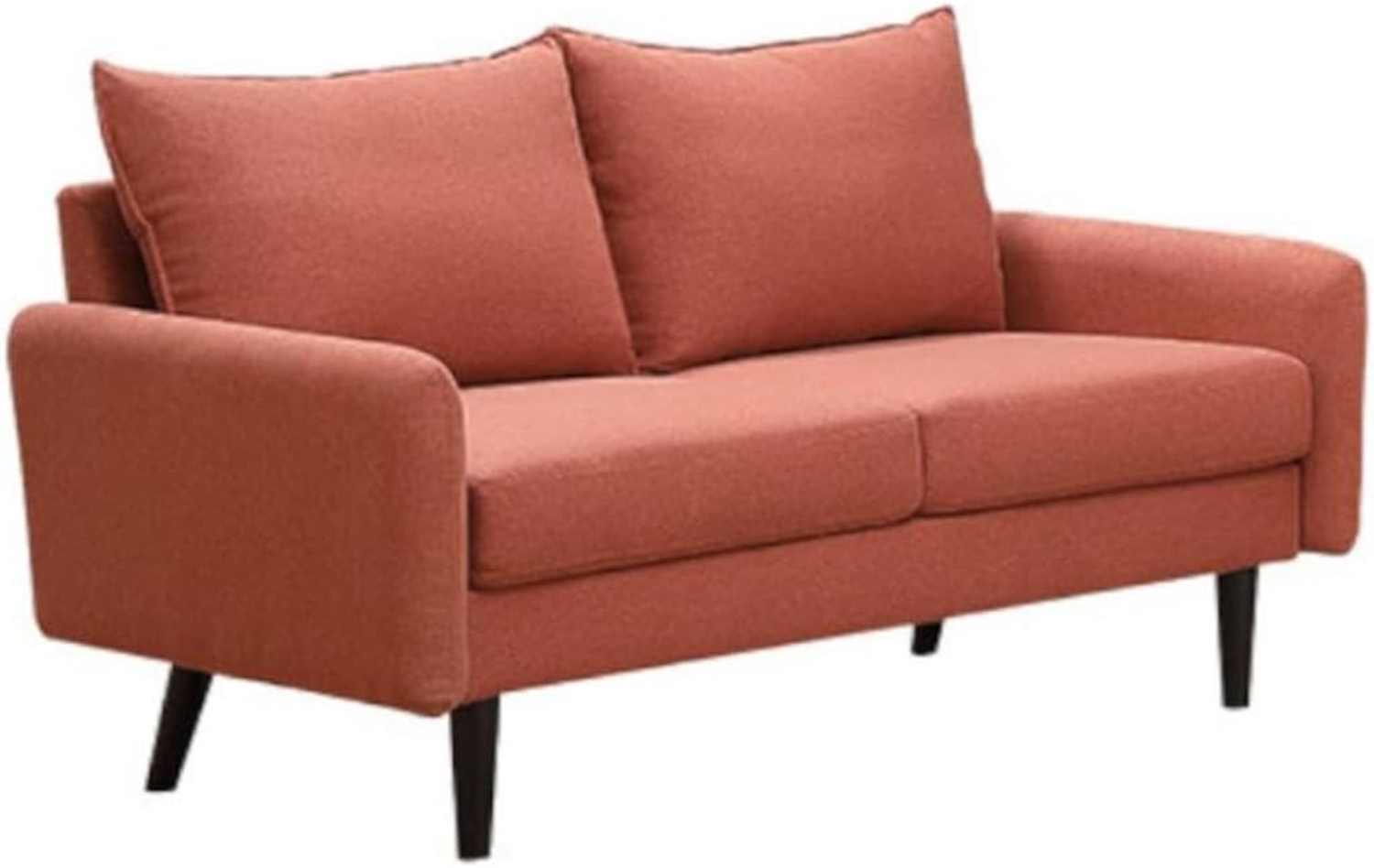 2-Sitzer-Sofa HALIA - Stoff - Terrakotta Bild 1