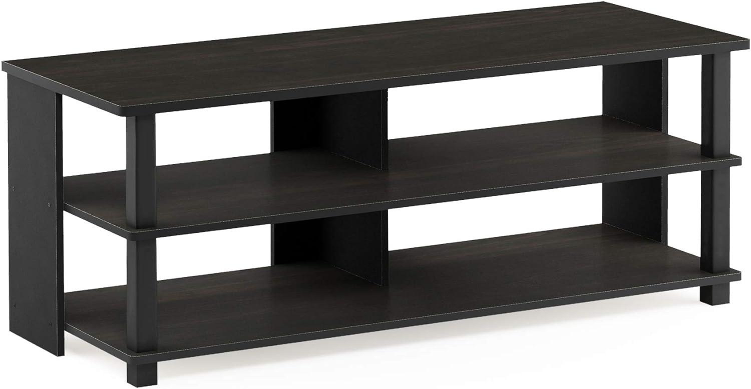 Furinno Sully 3-Stufe TV-Ständer für TV bis 48, Espresso/Schwarz, 104. 4 (Breite) x 40. 1 (Höhe) x 39. 4 (Tiefe) cm Bild 1