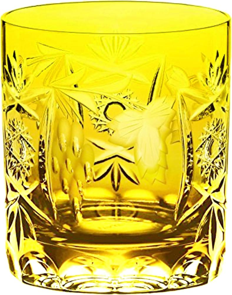 Nachtmann hochwertiges Whiskeyglas Pur Traube, Bernstein, Glas, Kristallglas, 9 cm, 35892 Bild 1