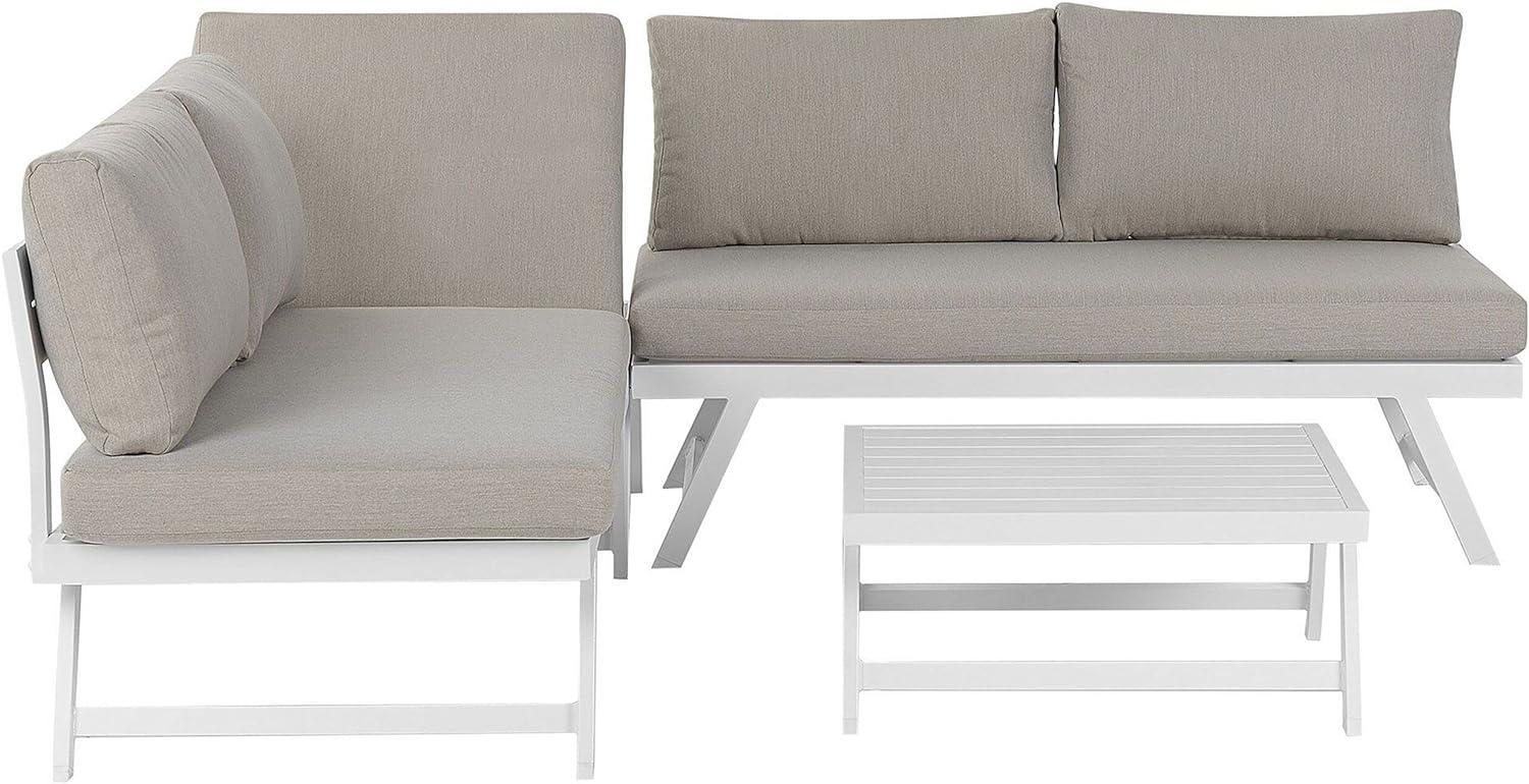 Lounge Set COCCORINO Aluminium Taupe Universal Bild 1