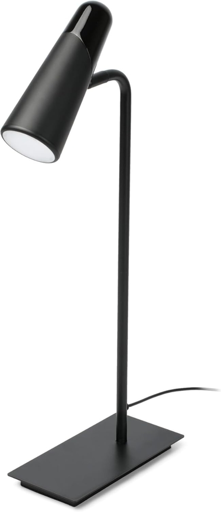 Schreibtischleuchte Lao Höhe 43 cm schwarz 1-flammig zylinderförmig Bild 1