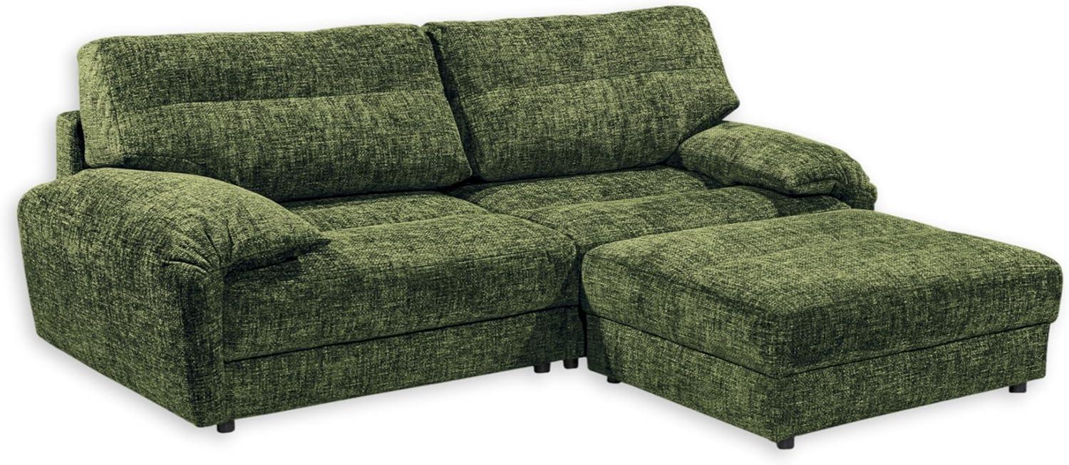 Sofa Princeton von Ed Exciting Design – Beidseitig montierbar, mit Nosagfederung Farbe Winter Moss Bild 1