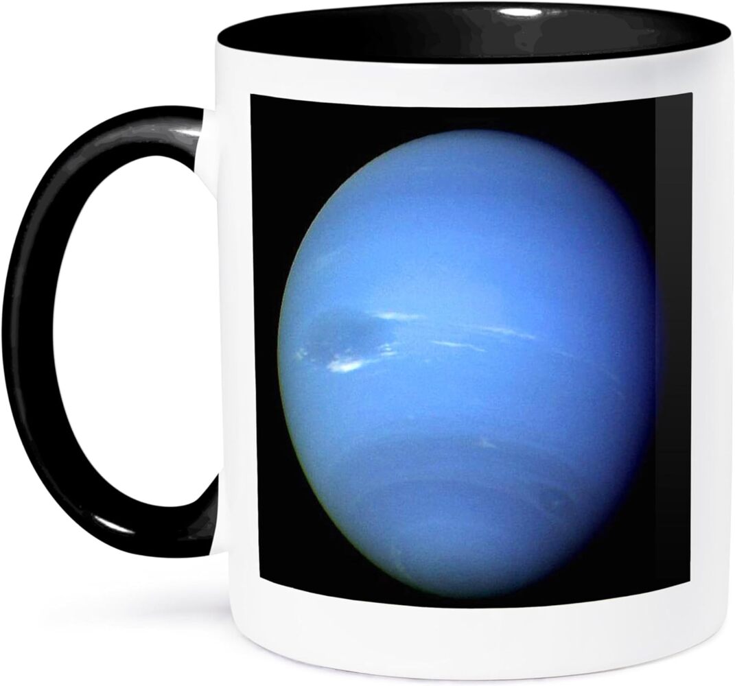 3dRose Set, Neptune-Two Keramik-Tasse, Mehrfarbig, 10,16 x 7,62 x 9,52 cm Bild 1