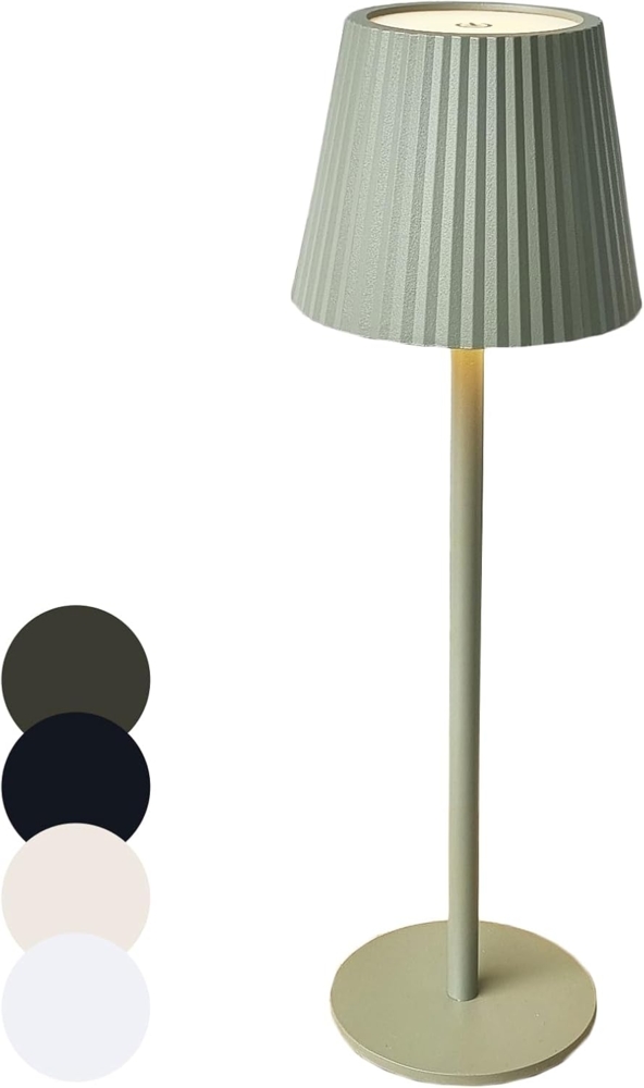 Coen Bakker Deco BV LED Tischleuchte Touch Tischlampe Dimmbar Akku In-/Outdoor IP44, LED fest verbaut, Warmweiß, Kaltweiß, Tageslichtweiß Bild 1