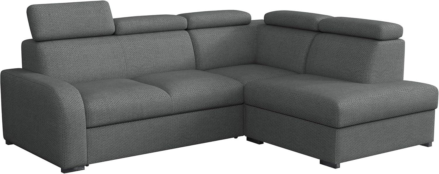 Ecksofa Apollo 2rRLXp mit Schlaffunktion und Bettkasten (Farbe: Crown 18, Seite: Rechts 2R+R+LXP) Bild 1