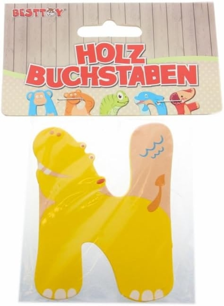 Besttoy - Holzbuchstabe - N - gelb Bild 1