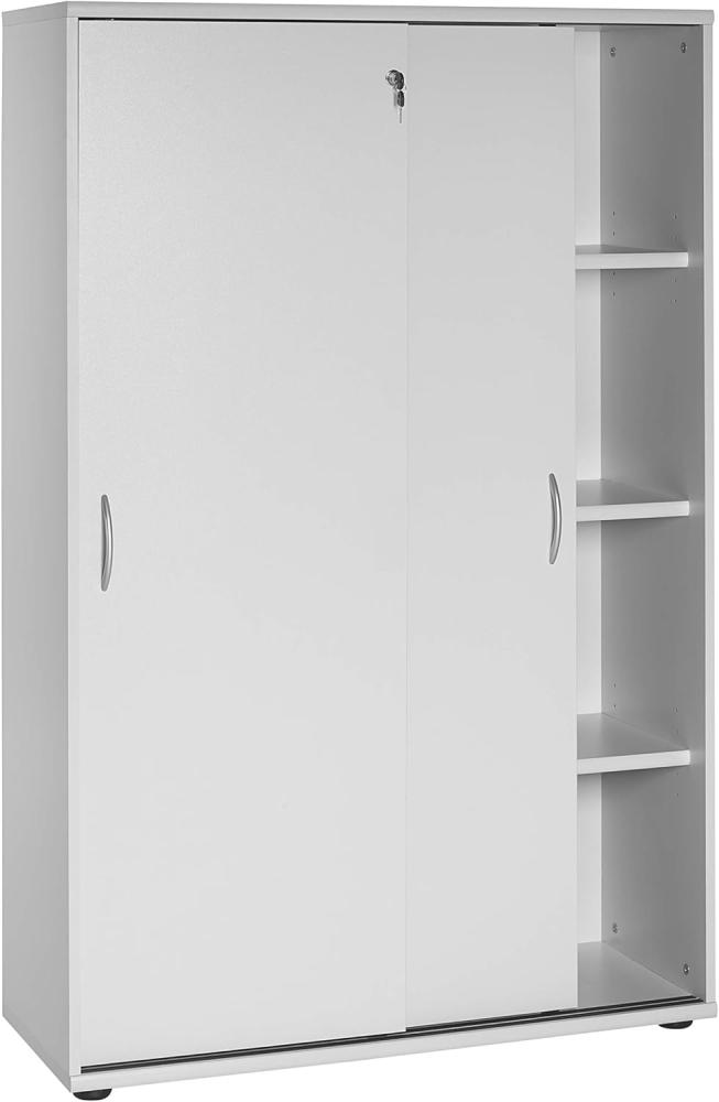 Möbelpartner Manni Aktenschrank, lichtgrau, ca. 100,0 x 39,5 x 152,8 cm Bild 1