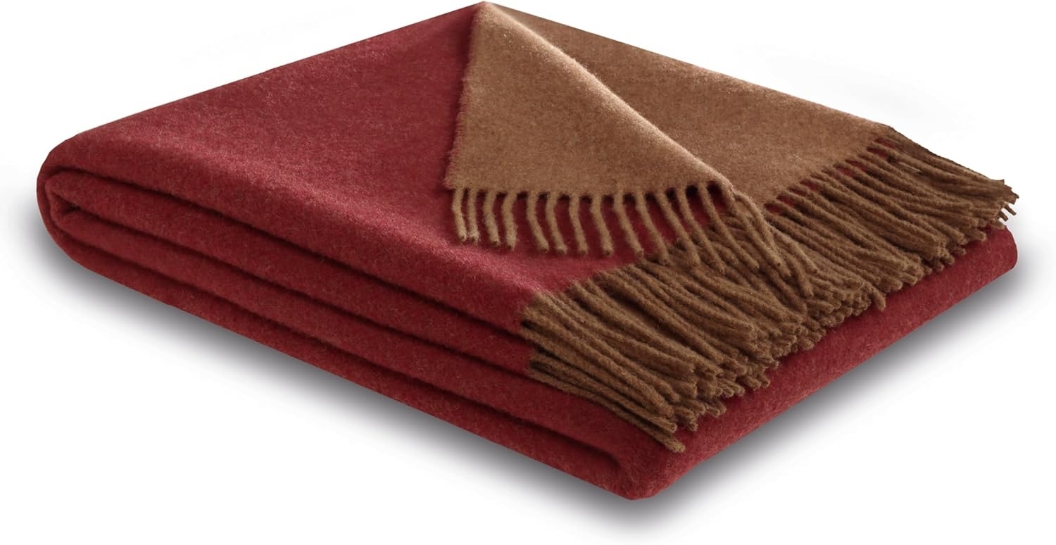 Plaid Soft Impression im Doubleface-Look, Biederlack, Wolle-Kaschmir-Mix Bild 1