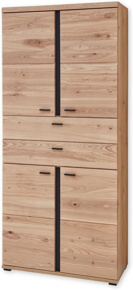 Büroschrank Sonos, Echtholz, Holzwerkstoff, Metall, Holzfarben, 90 x 203 x 38 cm Bild 1