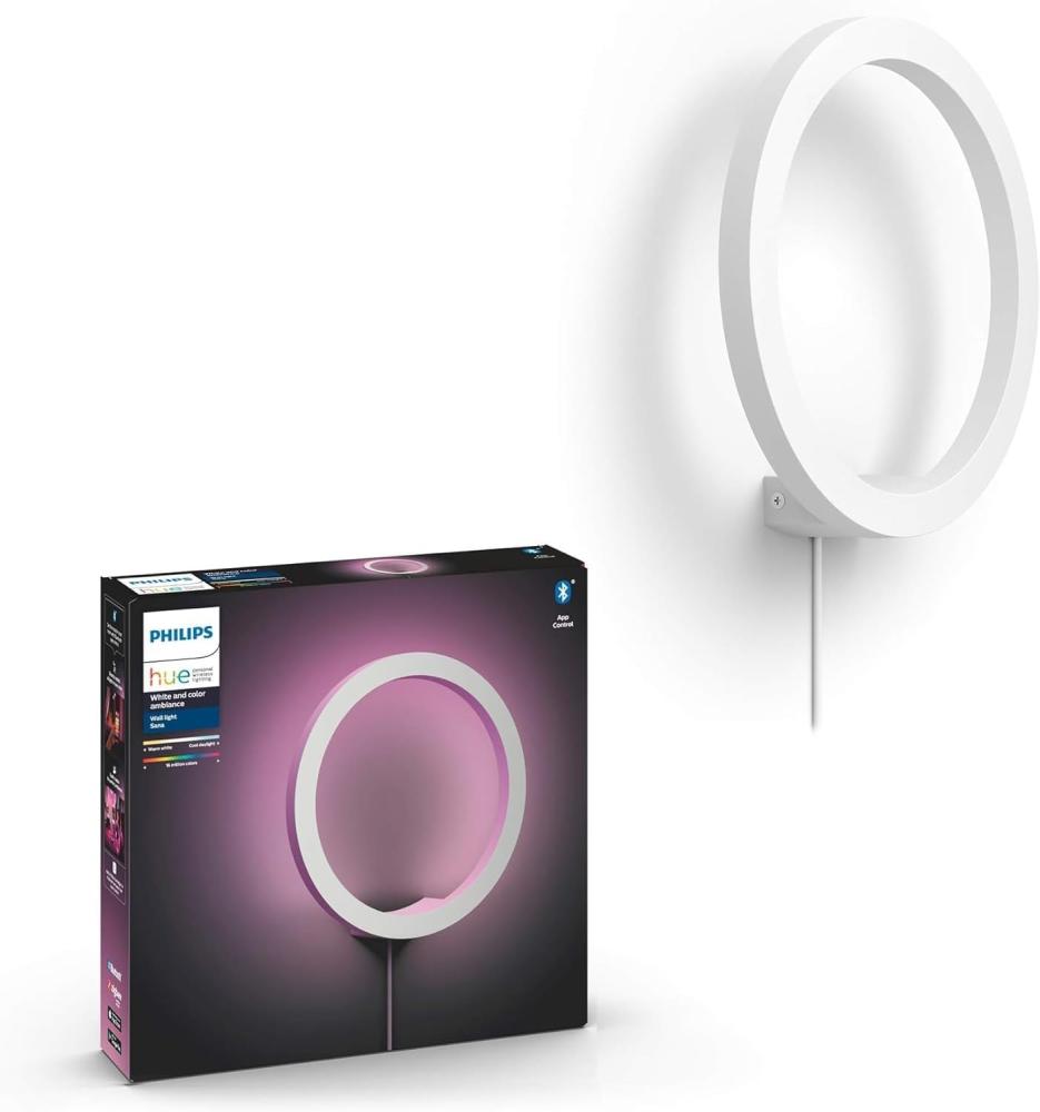 Philips Hue White and Color Ambiance Sana Wandleuchte weiß Bild 1