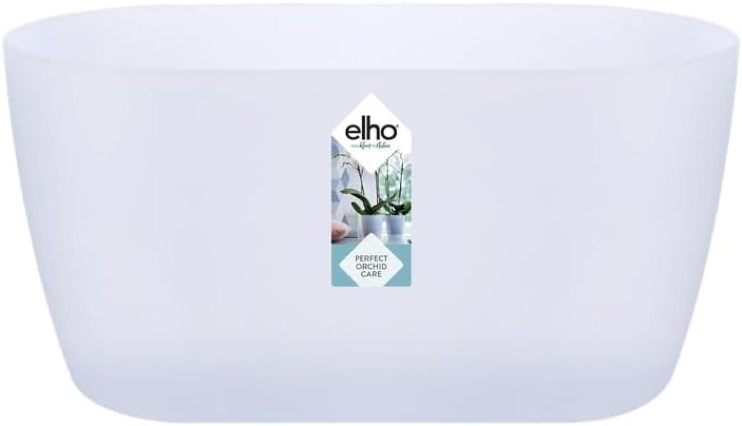 Elho Übertopf Brussels Orchidee Duo Ø 25x12 cm transparent Bild 1