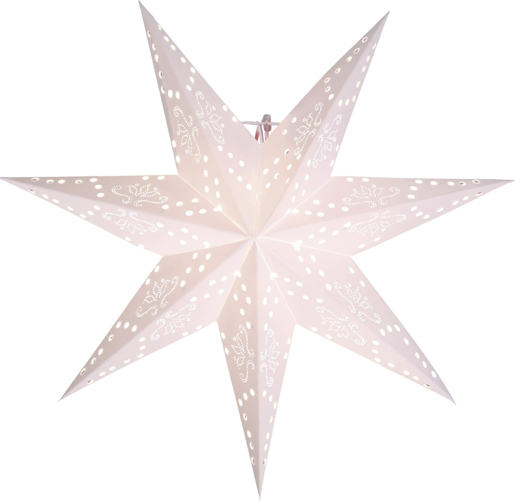 Star Romantic Papierstern, Papier, weiß Bild 1