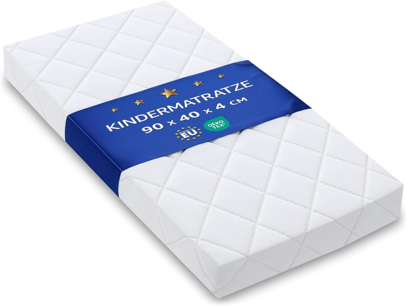 Babymatratze Kinderwagen Matratze 90x40 cm - Stubenwagen Matratze rechteckig, Totsy Baby Bild 1