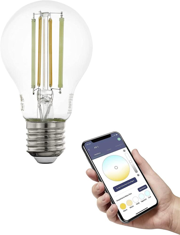 Eglo 12235 Connect-Z LED Leuchtmittel E27 6W Glas klar L:10. 5cm Ø:6cm dimmbar 2200-6500K warmweiß bis tageslichtweiß Bild 1