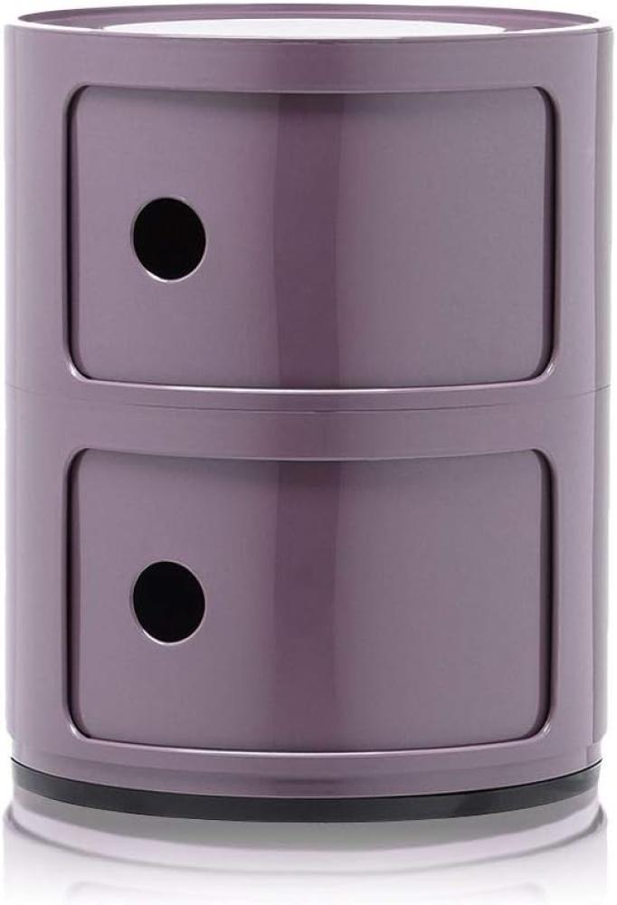 Kartell Componibili, 2 Elements, Violet, Runde Basis Bild 1