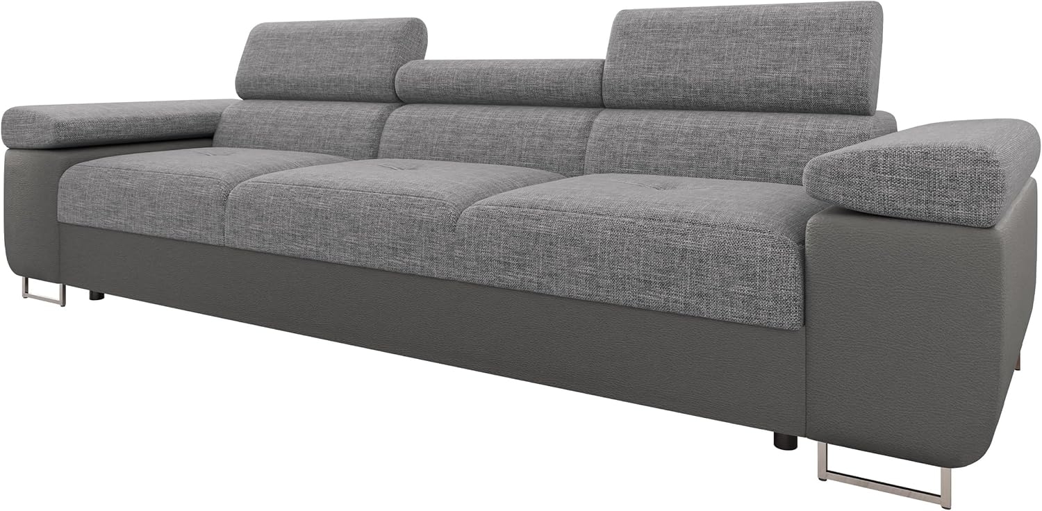 Sofa Torezio III mit Einstellbare Kopfstützen (Soft 029 + Lux 05) Bild 1