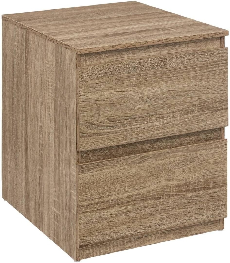 5five - kommode mit 2 schubladen dolo naturholzeffekt Bild 1