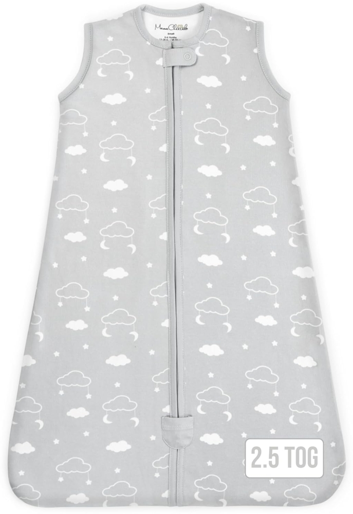 Mama Cheetah Baby-Schlafsack, 2,5 Tog, Winter-Baby-Schlafsack mit 2-Wege-Reißverschluss, Bio-Baumwolle, Übergang, tragbare Decke für Jungen, Mädchen, Kleinkinder, 24–48 Monate Bild 1