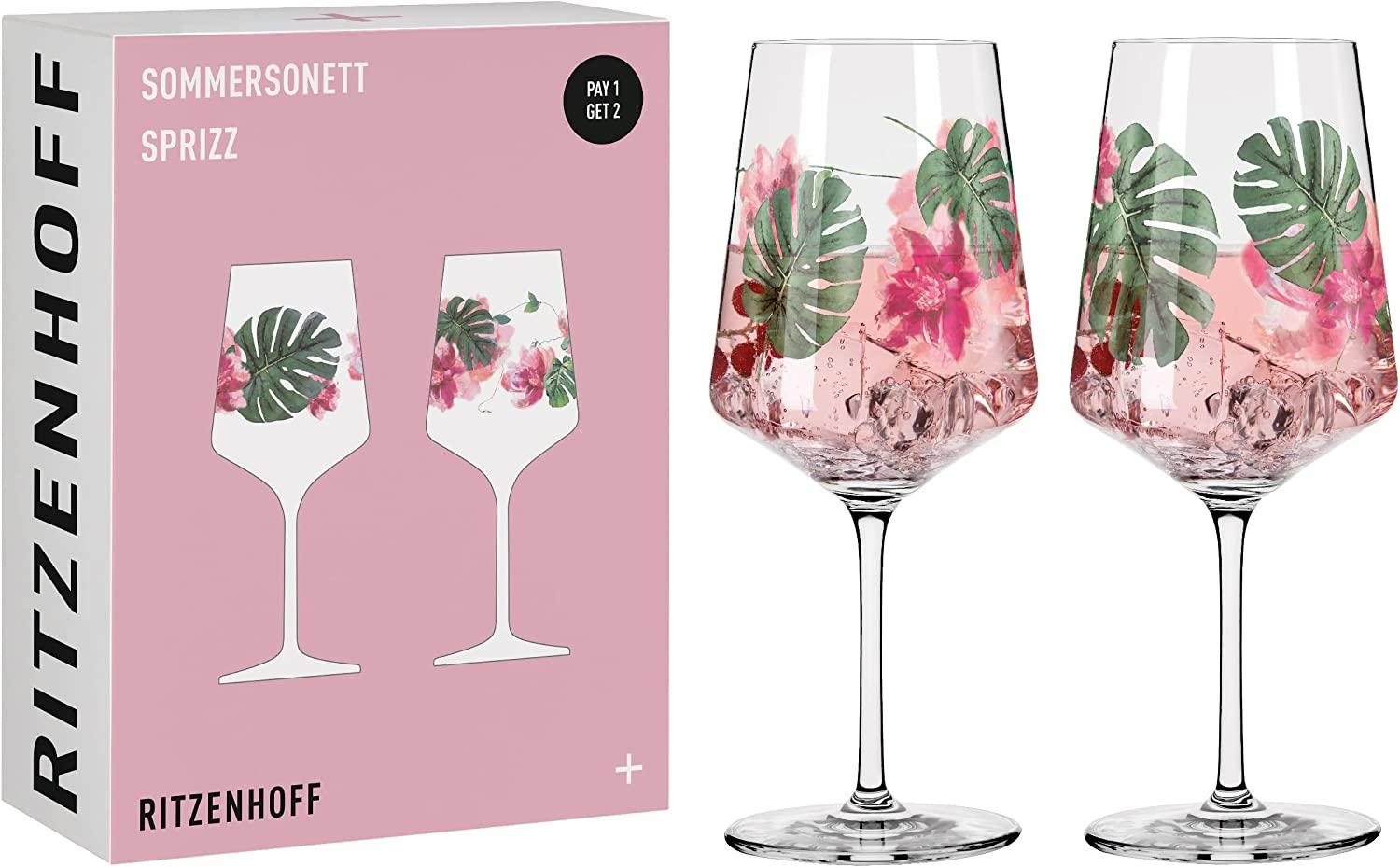 Ritzenhoff 6011001 Aperitifglas 2er-Set 001 SOMMERSONETT Ramona Rosenkranz 2022 Bild 1