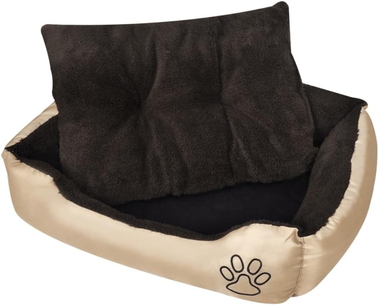 vidaXL Warmes Hundebett mit Polsterkissen XL 170202 Bild 1