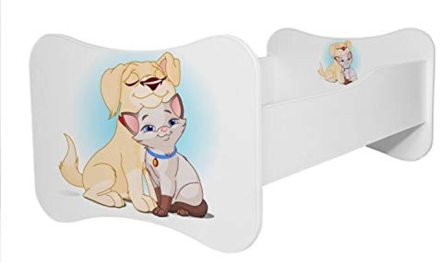 Angelbeds 'Mati Mati' Kinderbett 80x160 cm, Motiv 4, mit Lattenrost und Matratze Bild 1