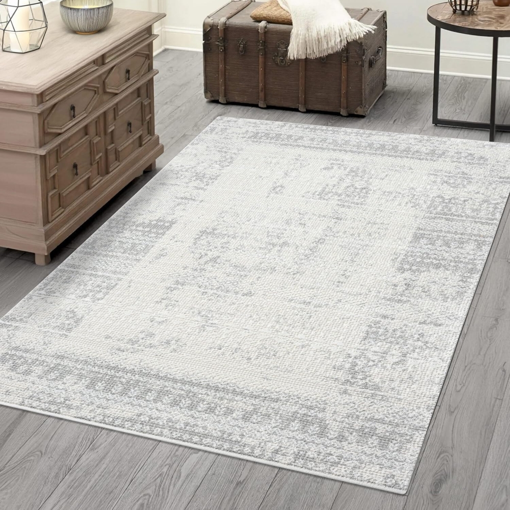 Carpet City Teppich ANTIK232, rechteckig, Höhe: 10 mm, Kurzflor, 3D-Optik, Klassisch-Modern für Wohnzimmer, Schlafzimmer Bild 1