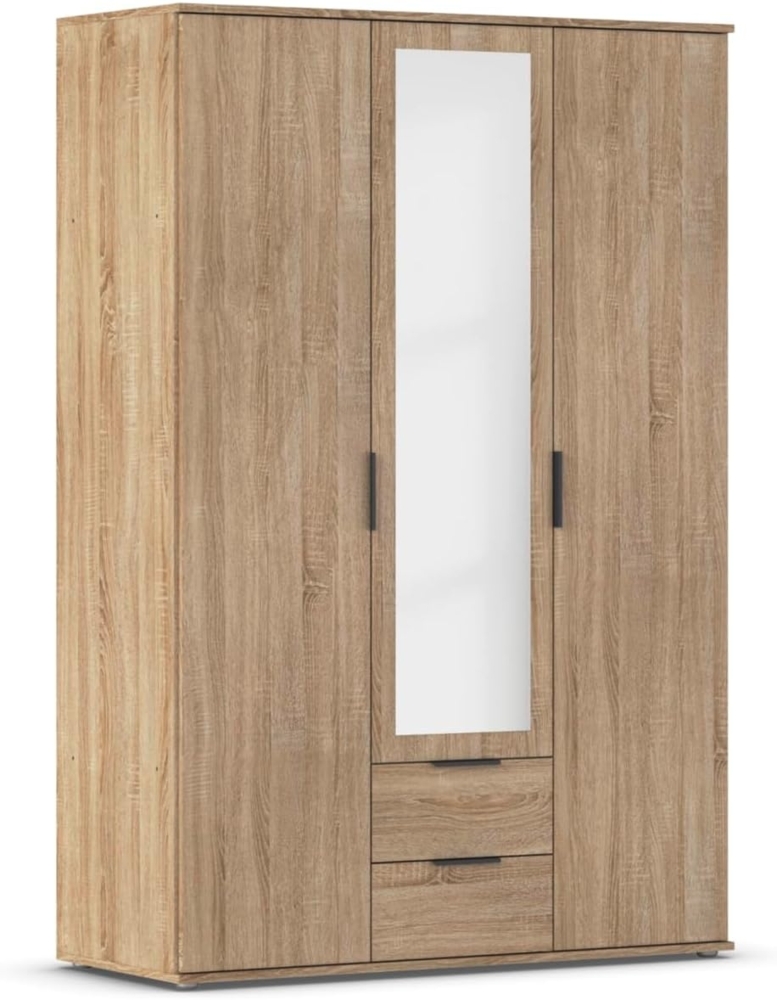 rauch Drehtürenschrank Kleiderschrank Schrank Garderobe Wäscheschrank ESSEA in 2 Breiten mit Spiegel und 2 Schubladen, moderne Griffe MADE IN GERMANY Bild 1