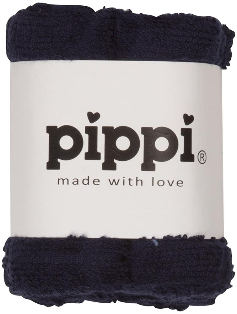 Pippi 4-er Set Frottee-Waschlappen Waschtücher 4 Stück in navy Bild 1